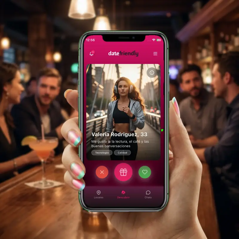 DateFriendly: Social App & Real-time Check-ins